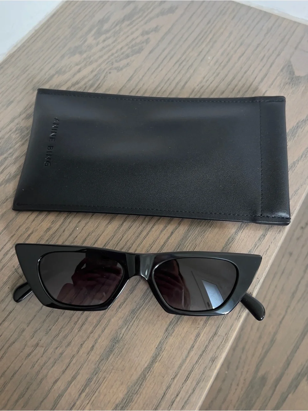 Anine Bing Pierre Sunglasses in Black New